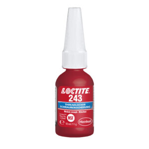 Loctite 243 – резьбовой фиксатор средней прочности, синий. 10 мл