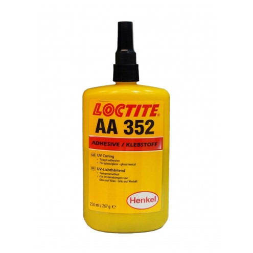 Loctite AA 352 (Локтайт AA 352) Henkel – акриловый клей УФ полимеризации для структурного склеивания, ударостойкий, химостойкий. 250 мл.