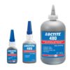 Loctite 480 (Локтайт 480) Henkel – моментальный упрочнённый цианоакрилатный клей универсального применения, эластичный, для металлов, пластмассы и каучуков, чёрный.