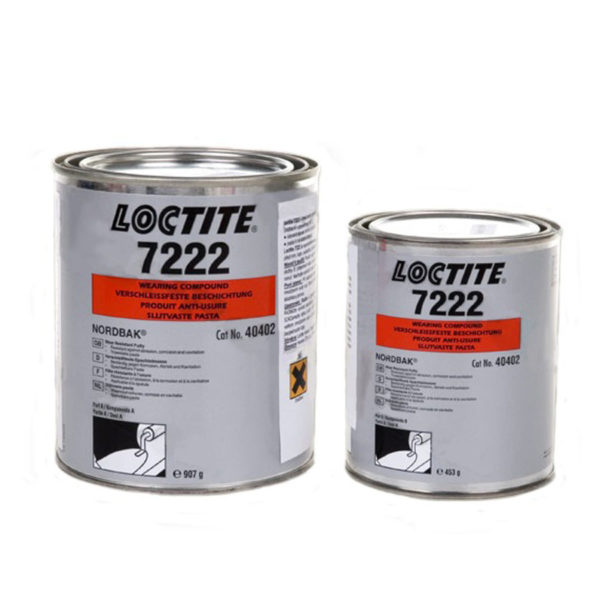 Loctite PC 7222 (Локтайт 7222) Henkel – двухкомпонентный эпоксидный состав с керамическим наполнителем для ремонта сильно изношенных поверхностей, образует глянцевую поверхность с отличной сопротивляемостью к истиранию, средний размер керамических частиц ( 1,36 кг)