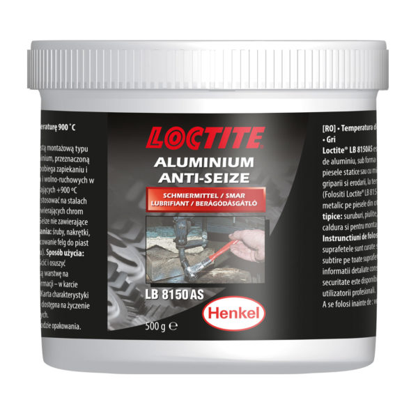Loctite LB 8150 (Локтайт 8150) Henkel — многоцелевая противозадирная смазка с содержанием алюминия, графита, присадок, стойкая к высокому давлению.