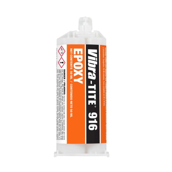 Vibra-tite 916 (Вибра-тайт 916) ND Industries – двухкомпонентный эпоксидный ударопрочный адгезив повышенной прочности средней вязкости.