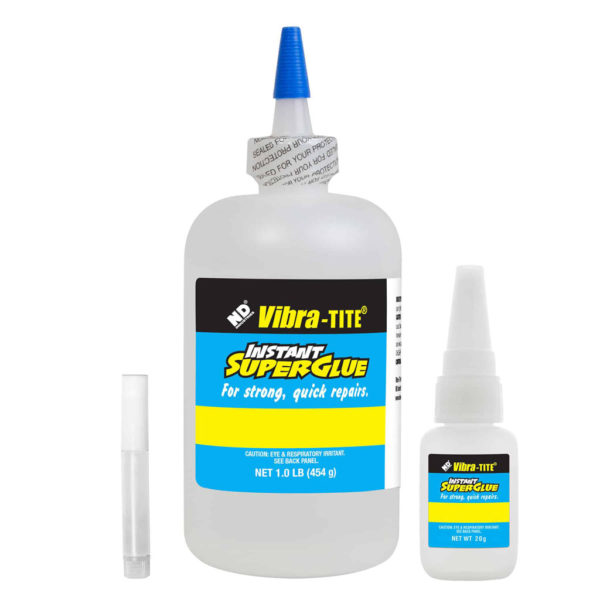 Vibra-tite 333 (Вибра-тайт 333) ND Industries – моментальный цианоакрилатный клей высокой вязкости для склейки металлов, пластиков и каучуков, повышенной прочности.