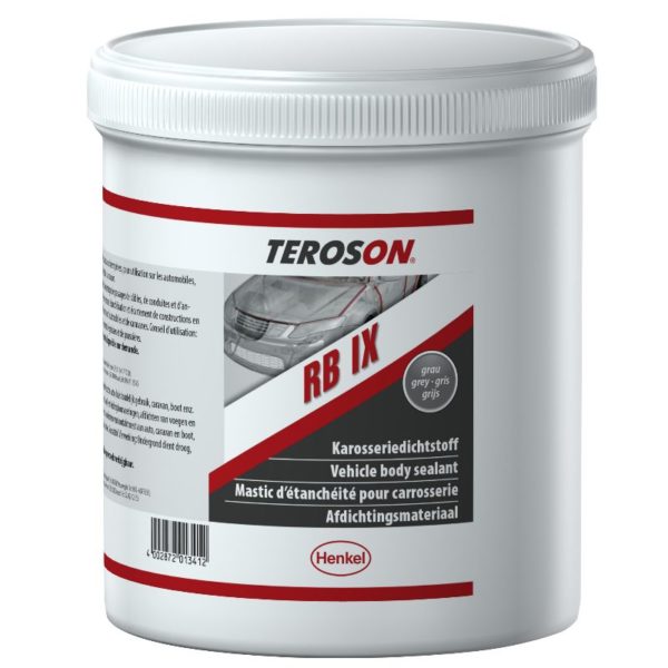Teroson RB IX (Теросон РБ 9) Henkel – бутиловый герметик (пластилин) на основе синтетического каучука для герметизации полостей в автомобиле, строительстве и быту.