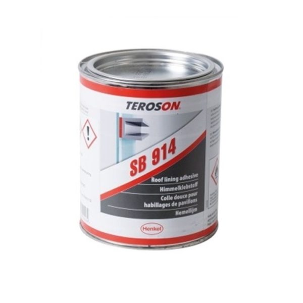Teroson SB 914 (Теросон СБ 914) (Terokal-Transparent) Henkel – прозрачный контактный клей для приклейки материалов из искусственной кожи и мягких материалов из ПВХ (680 гр).