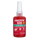 Loctite 638 (Локтайт 638) Henkel – высокопрочный вал-втулочный фиксатор (клей) для цилиндрических соединений с зазором, обеспечивает высокую прочность соединения, быстрый.